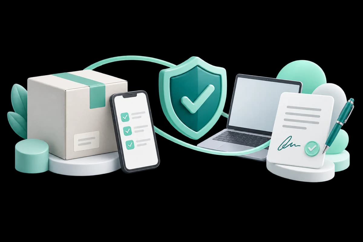 A protected product parcel and a professional service agreement connected by Thapi